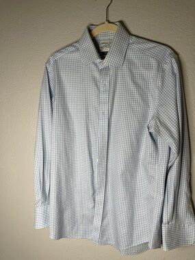 T M Lewis Jermyn Street London Long Sleeve Button Up Shirt